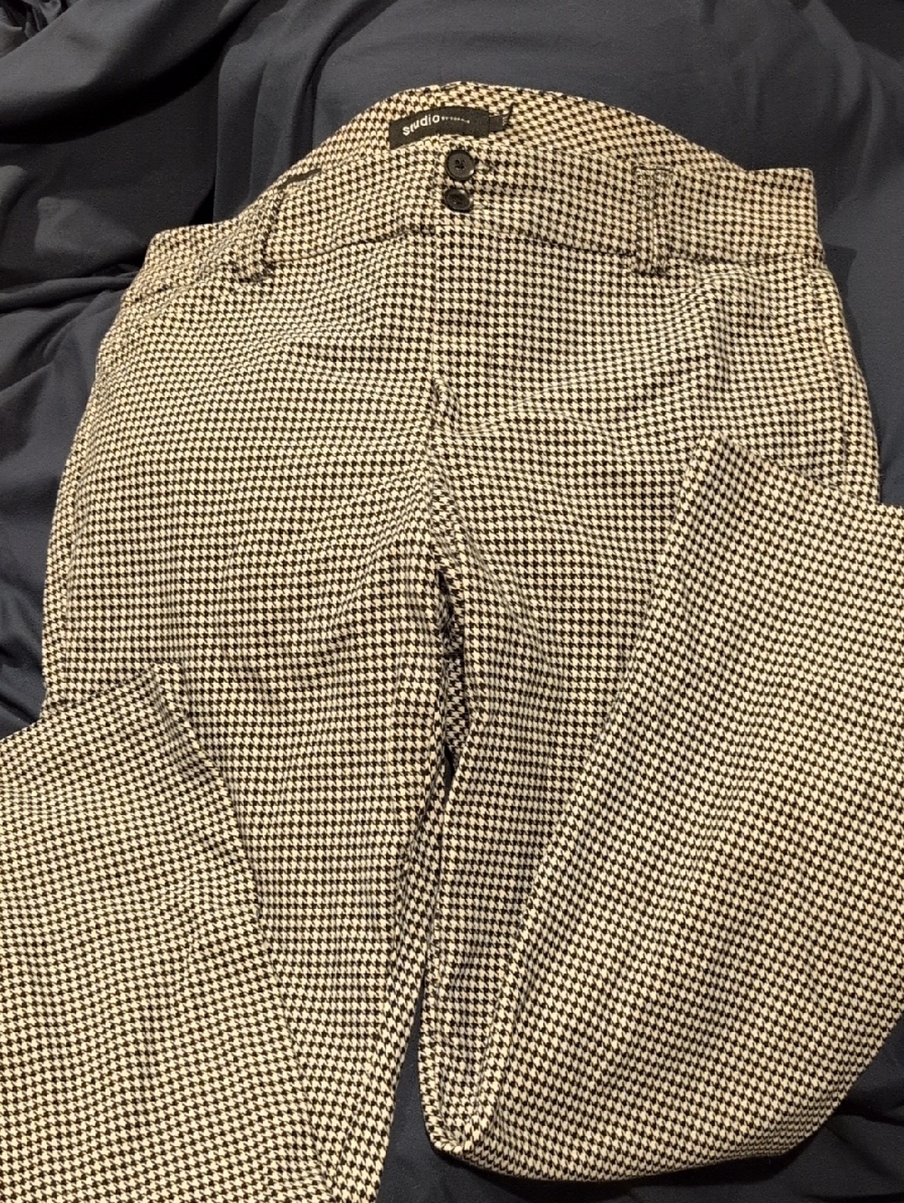 torrid Black & White Houndstooth  Dress Pants. Tall